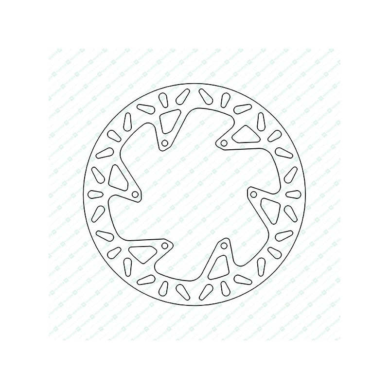 DF5095A-Newfren stalen remschijf star