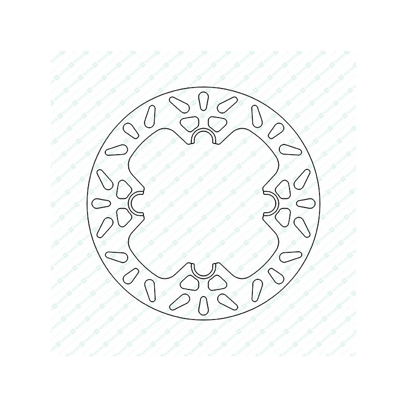 DF5102A-Newfren stalen remschijf star