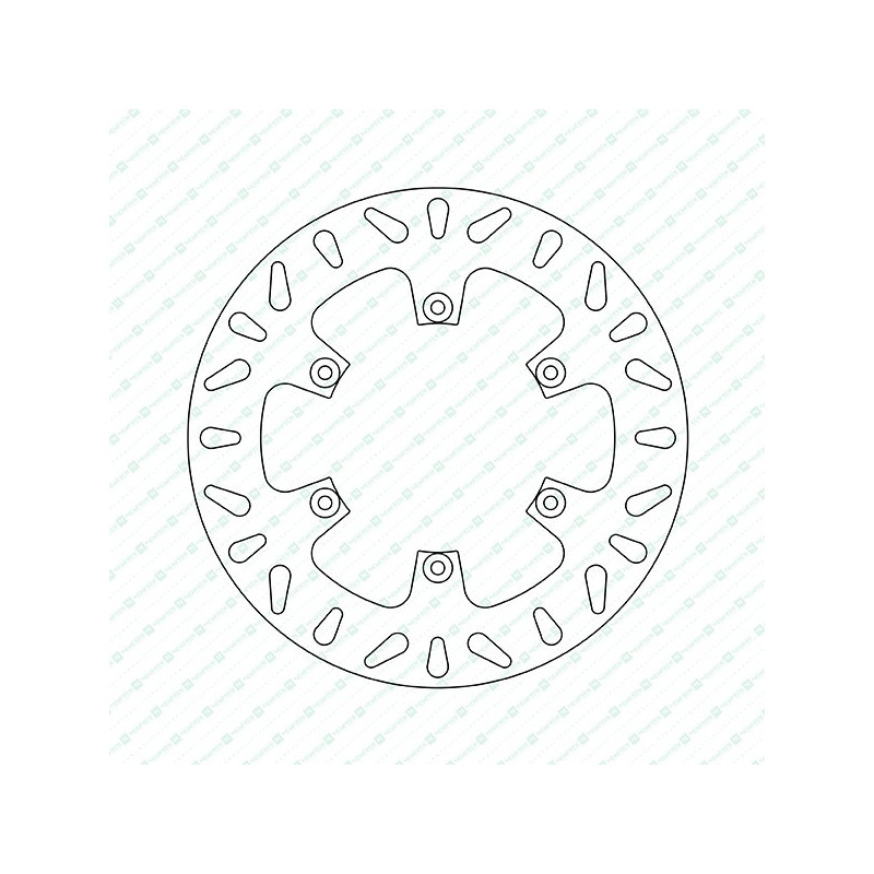 DF5103A-Newfren stalen remschijf star