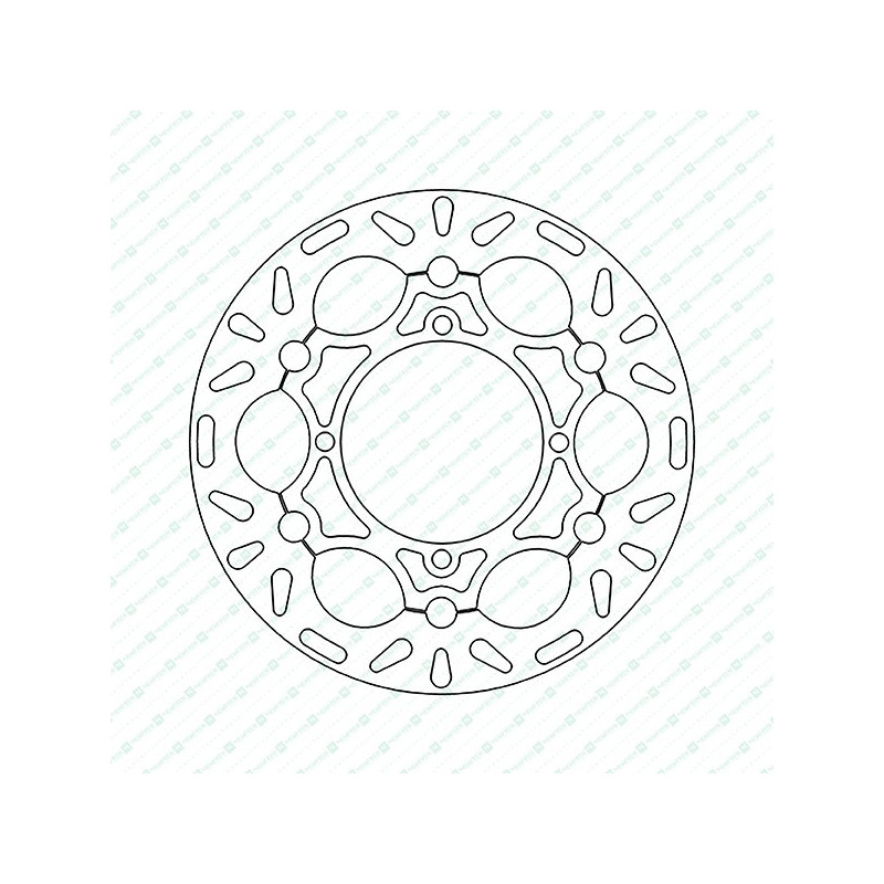 DF5104AF-Newfren zwevend gelagerde stalen remschijf