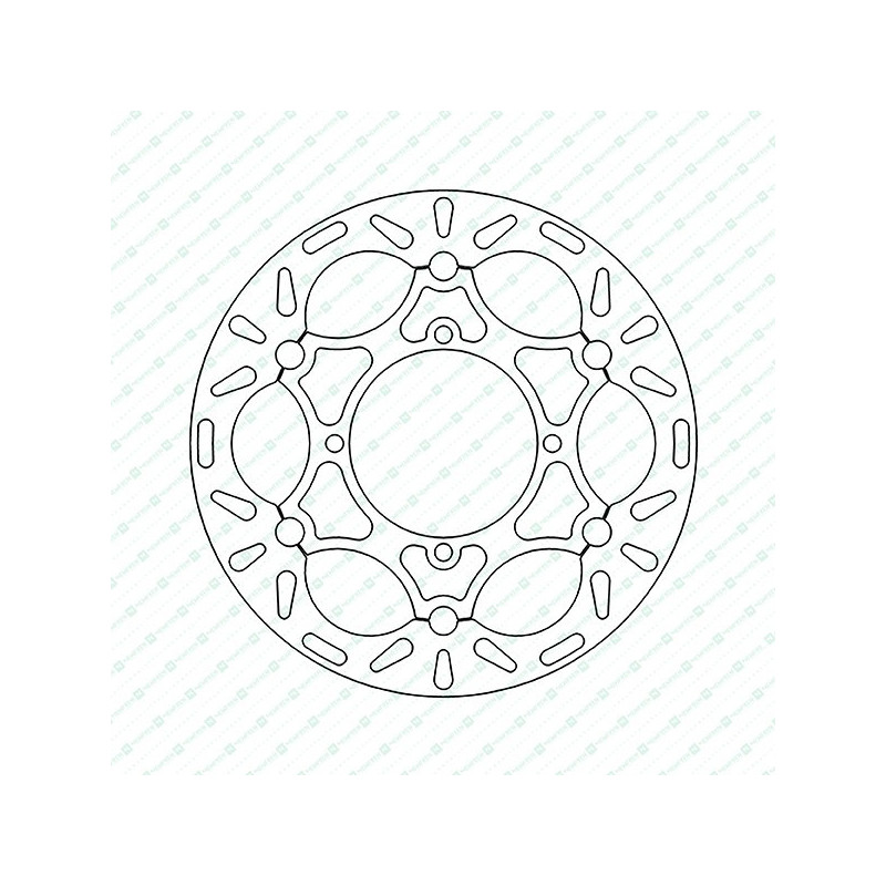 DF5105AF-Newfren zwevend gelagerde stalen remschijf