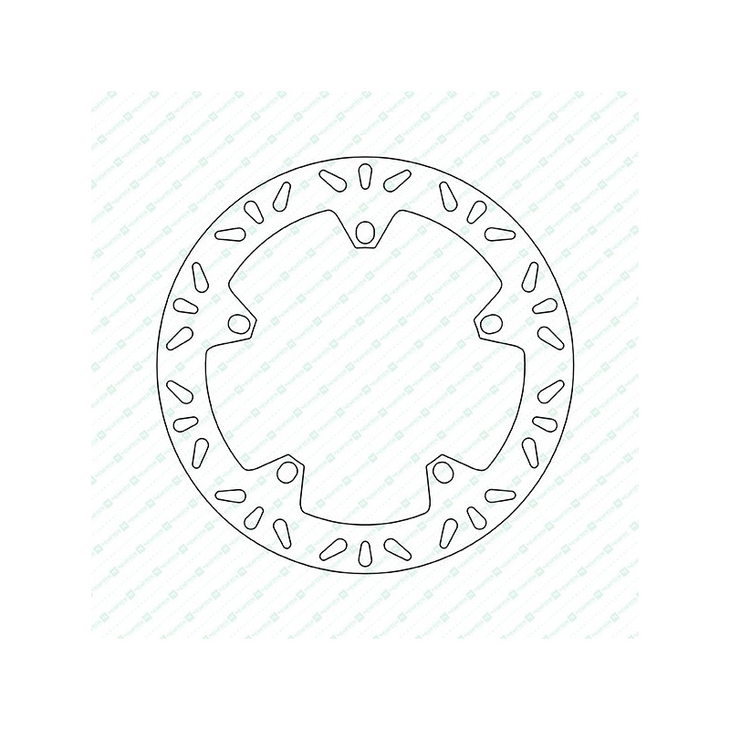 DF5108A-Newfren stalen remschijf star