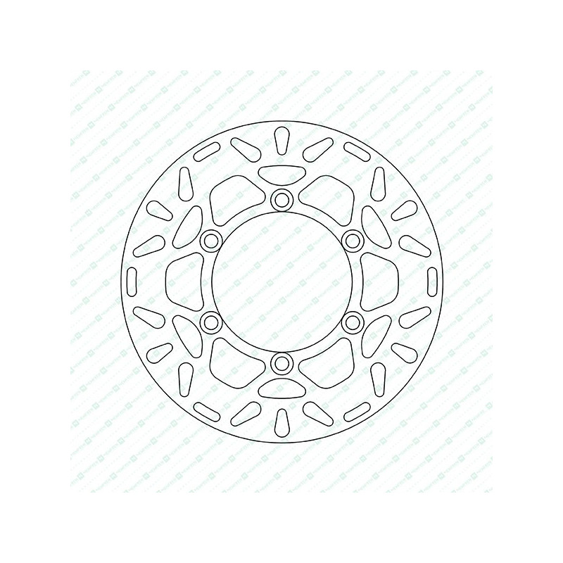 DF5109A-Newfren stalen remschijf star