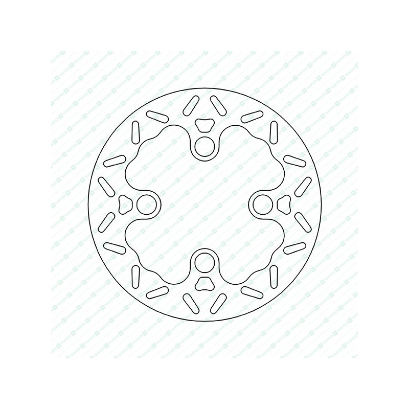 DF5112A-Newfren stalen remschijf star