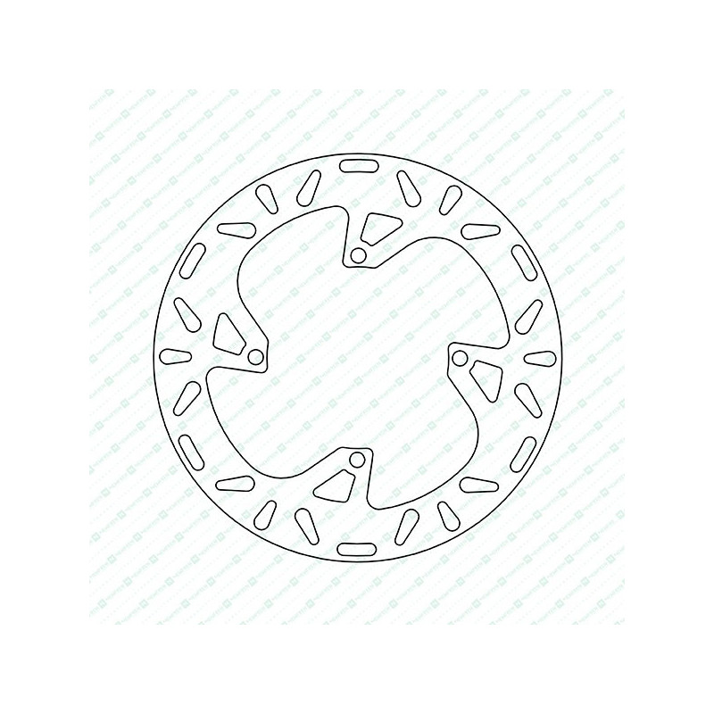 DF5115A-Newfren stalen remschijf star