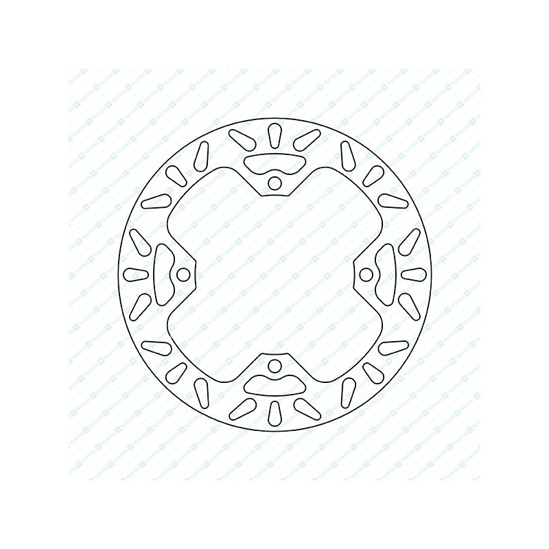 DF5121A-Newfren stalen remschijf star