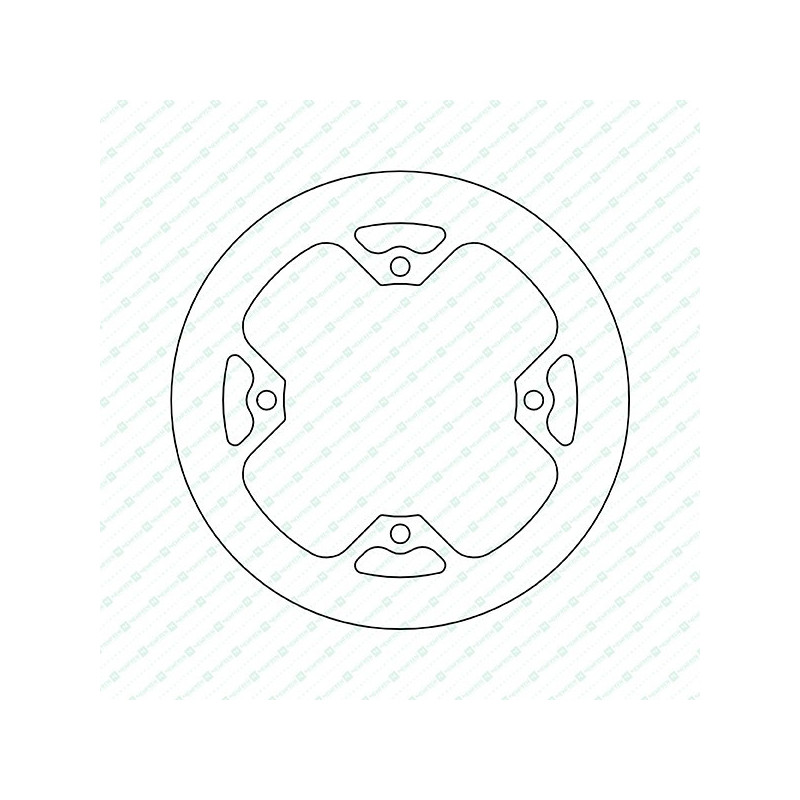 DF5121AP-Newfren stalen remschijf vaststaand