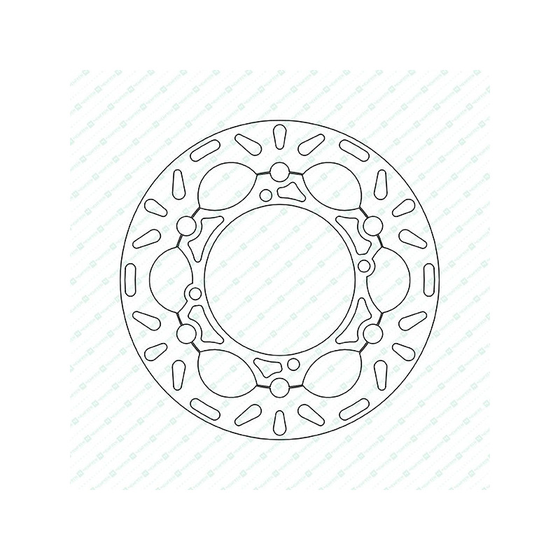 DF5123AF-Newfren zwevend gelagerde stalen remschijf