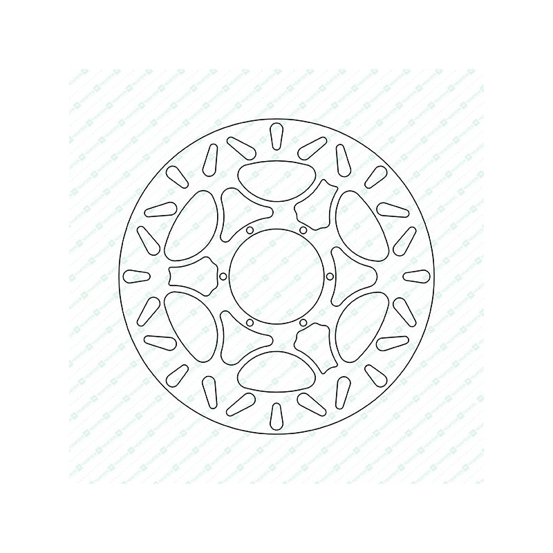 DF5125A-Newfren stalen remschijf star