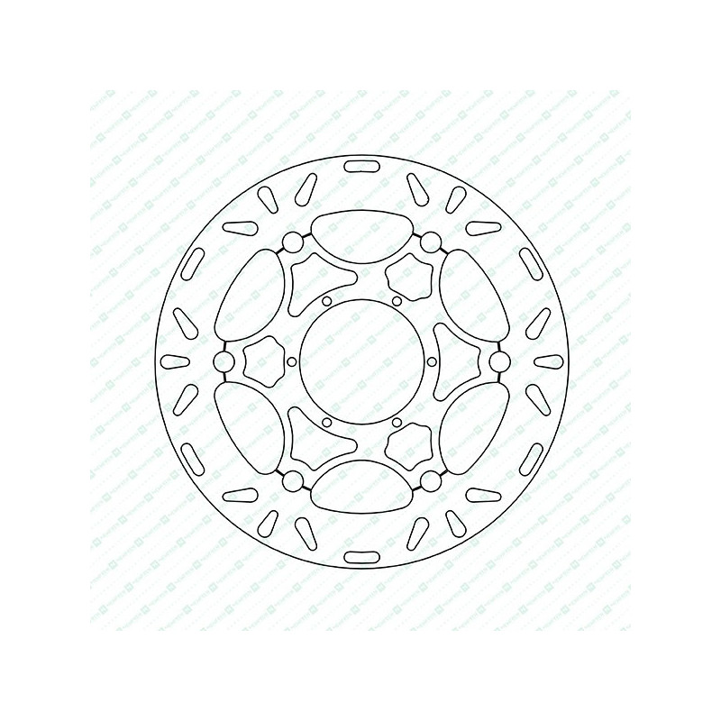 DF5125AF-Newfren zwevend gelagerde stalen remschijf