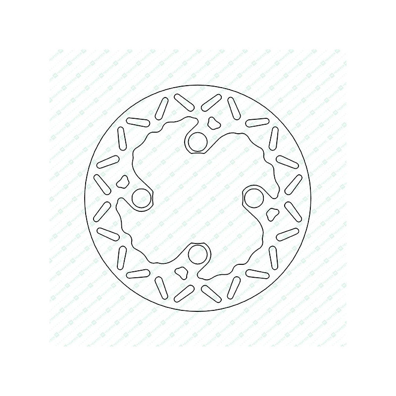 DF5126A-Newfren stalen remschijf star