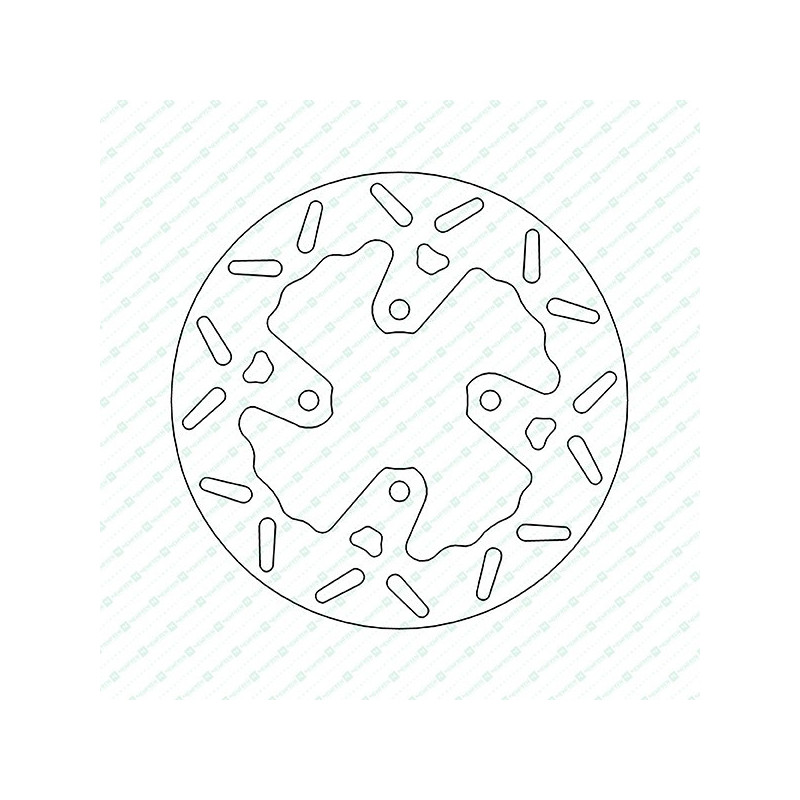 DF5131A-Newfren stalen remschijf star