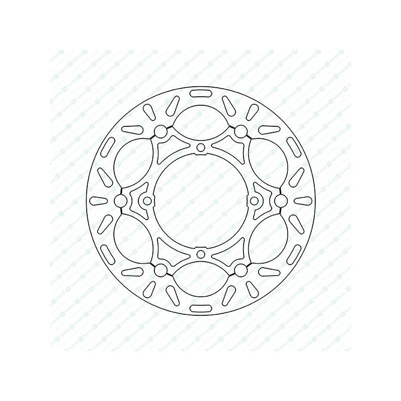 DF5137AF-Newfren zwevend gelagerde stalen remschijf