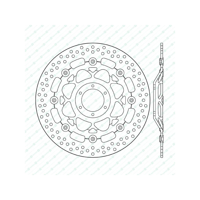 DF5139EF-Newfren remschijf Off-Road/Road/Scooter