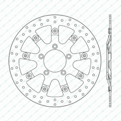 DF5213EFV-Newfren remschijf...