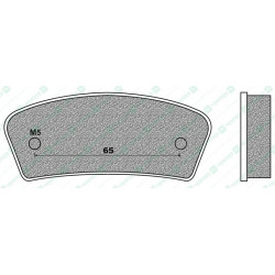 FD0179K1-BRAKE PADS KART K1