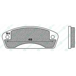 FD0181K1-BRAKE PADS KART K1