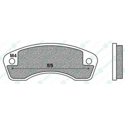 FD0182K1-BRAKE PADS KART K1