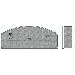 FD0231K6-BRAKE PADS KART K6