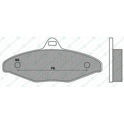 FD0276K1-BRAKE PADS KART K1