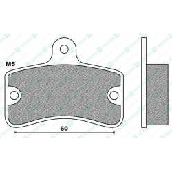 FD0285K1-BRAKE PADS KART K1