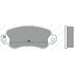 FD0286K6-BRAKE PADS KART K6
