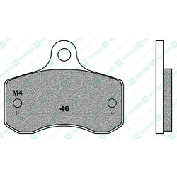 FD0322K6-BRAKE PADS KART K6