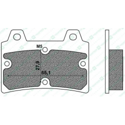 FD0465K5-BRAKE PADS KART K5