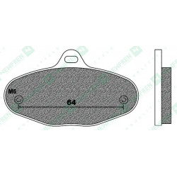 FD0469K1-BRAKE PADS KART K1