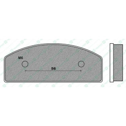 FD0477K1-BRAKE PADS KART K1