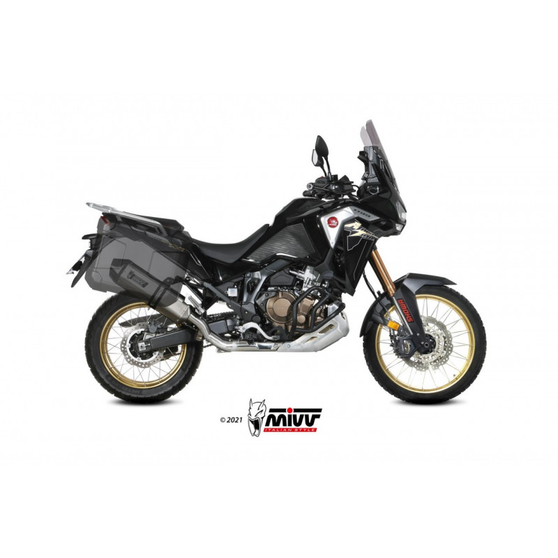 MIVV SPEED EDGE Rvs zwart HONDA CRF 1100 L 20-22