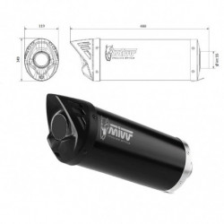 MIVV UNIVERSAL uitlaat...