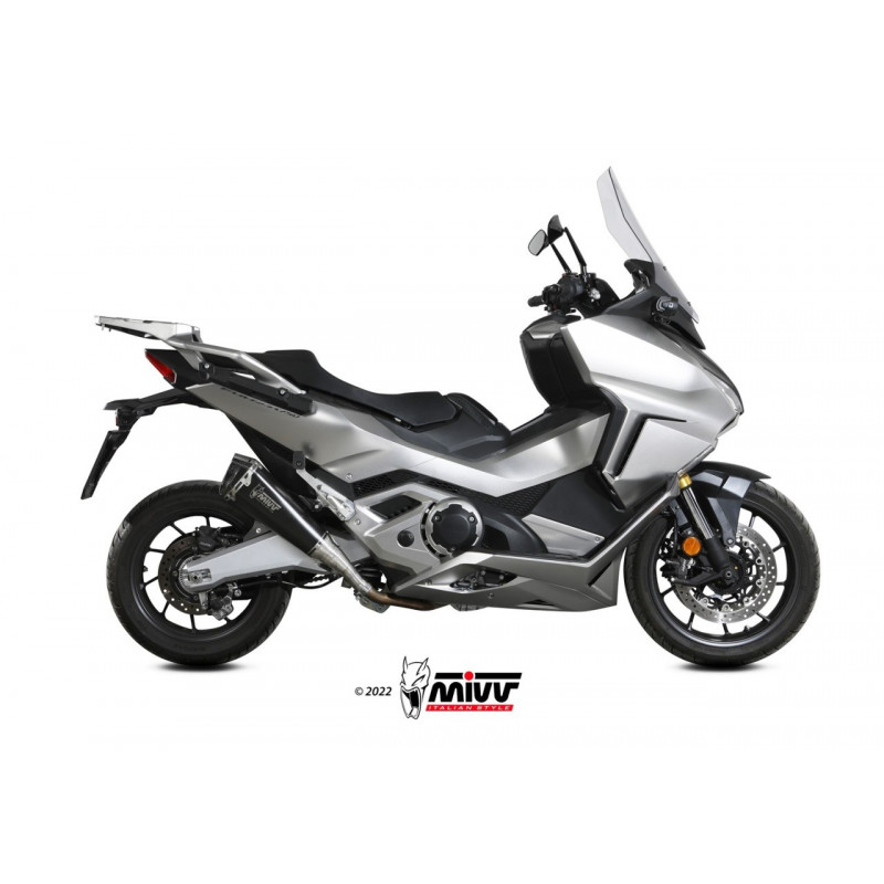 MIVV DELTA RACE Rvs zwart HONDA FORZA 750 21-22