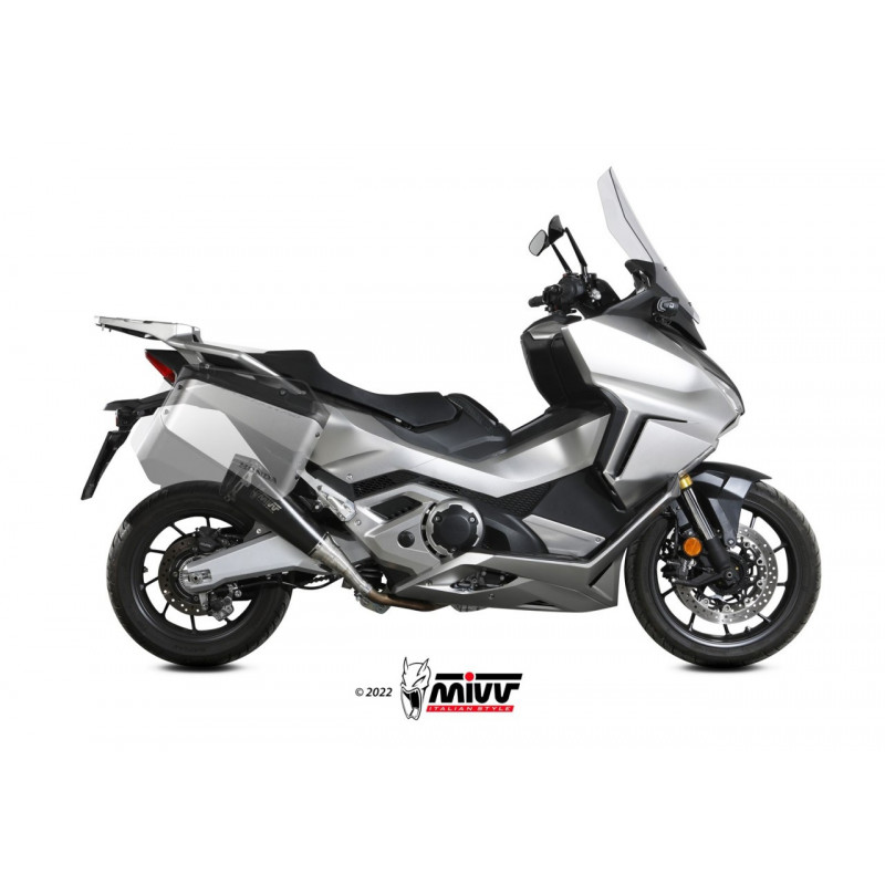 MIVV DELTA RACE Rvs zwart HONDA FORZA 750 21-22