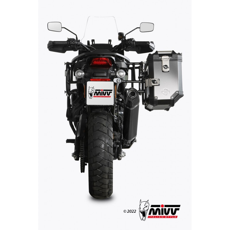 MIVV SPEED EDGE Rvs zwart HARLEY DAVIDSON Pan America/Special 21-22