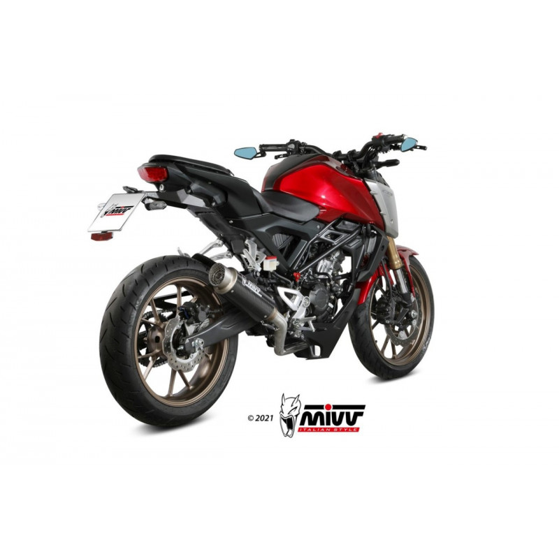 MIVV GPPro Carbon Compleet systeem Honda CB 125 R 21-22
