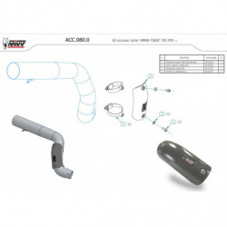 ACC.080.0 - MIVV hitteschild Carbon voor Y.064 systemen