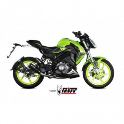 MIVV Compleet systeem 1 in 1 X-M1 Rvs zwart KEEWAY RKF 125 2021 - 2022