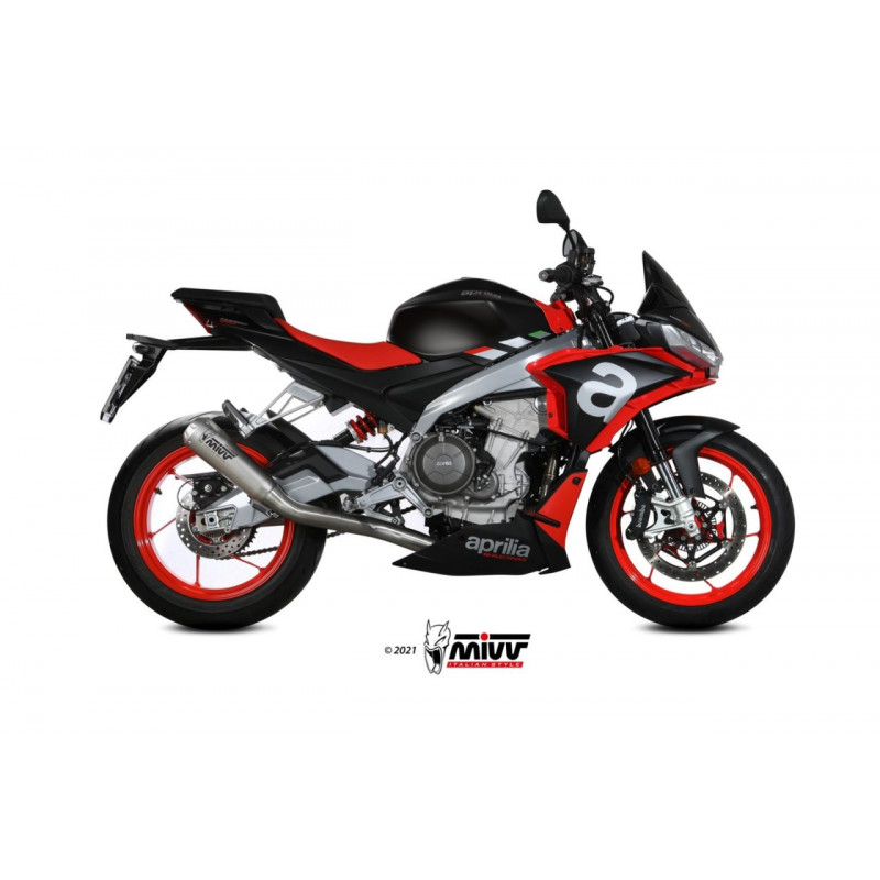 MIVV Compleet systeem X-M1 Titanium 2 in 1 APRILIA RS/TUONO 660 20-22