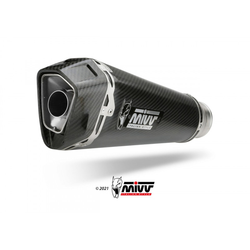 MIVV Compleet systeem Delta Race Carbon 2 in 1 YAMAHA YZF R7 22-