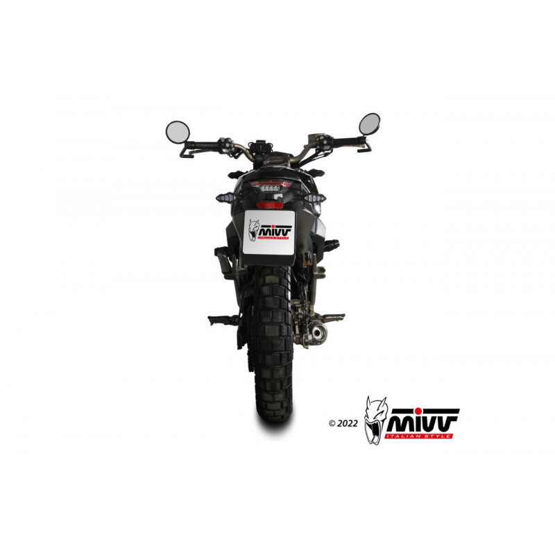 MIVV X-M1 Rvs zwart zones ZT 125 U/G1 21-22