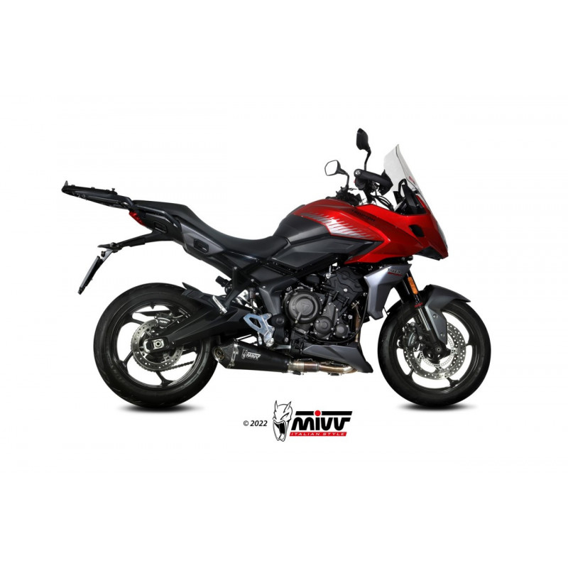 MIVV Delta Race Rvs zwart Triumph TIGER 660 Sport 21-22