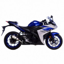 Leovince SBK LV Pro yamaha yzf r3-r25 - mt25-mt03 RVS (Inox)