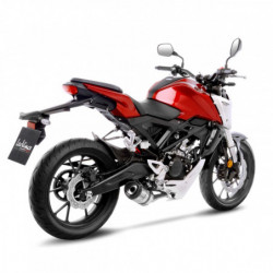 Leovince SBK LV One EVO 1/1 honda cb 125 r RVS (Inox) met catalysator