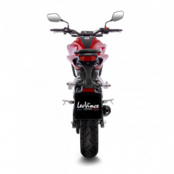 Leovince SBK LV One EVO 1/1 honda cb 125 r RVS (Inox) met catalysator