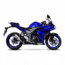 Leovince SBK LV Pro yamaha yzf-r3 / mt-03 RVS (Inox)