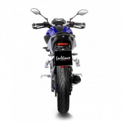 Leovince SBK LV One EVO 1/1 yamaha mt-125 / yzf-r125 RVS (Inox) met catalysator