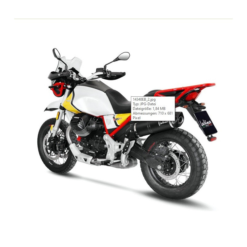 LeoVince LV One EVO Rvs Moto Guzzi V85 TT 19-22