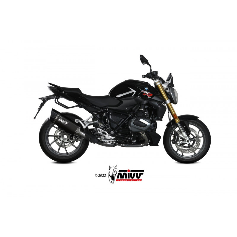 MIVV SR-1 Titanium zwart BMW R 1250 R/RS 21-22