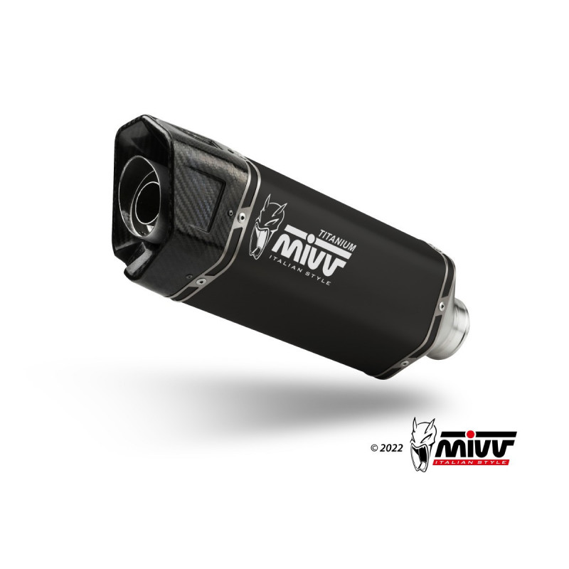 MIVV SR-1 Titanium zwart BMW R 1250 R/RS 21-22